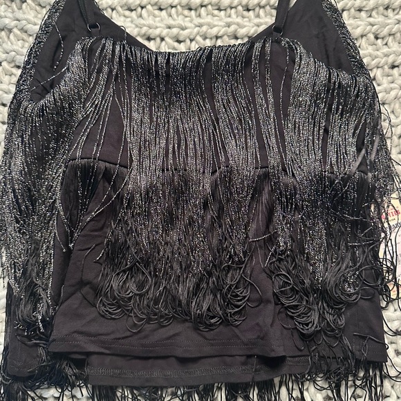 Idyllwind Black Fringe Camisole - Picture 4 of 4